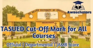 TASUED Cut-Off Mark
