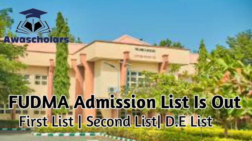 FUDMA Admission List