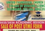 UEC College of Nursing Ochadamu admission form