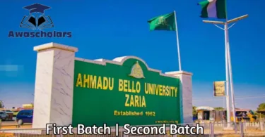 Ahmadu Bello University Admission List 2025/2026