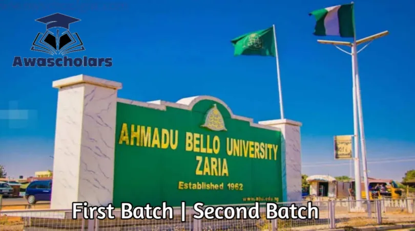 Ahmadu Bello University Admission List 2025/2026