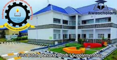 FUPRE Admission List