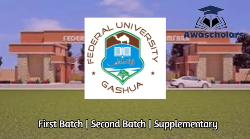 Federal University Gashua Admission List