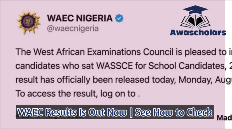 Is WAEC Result for 2025 Candidates Out