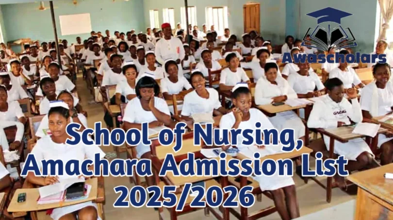 School of Nursing Amachara Admission List