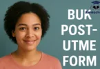 BUK Post UTME Form