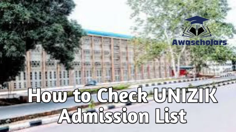 How to Check the UNIZIK Admission List 2025/2026