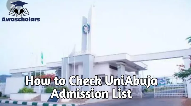University of Abuja Admission List 2025/2026