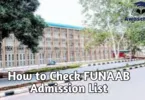 How to Check the FUNAAB Admission List 2025/2026 |