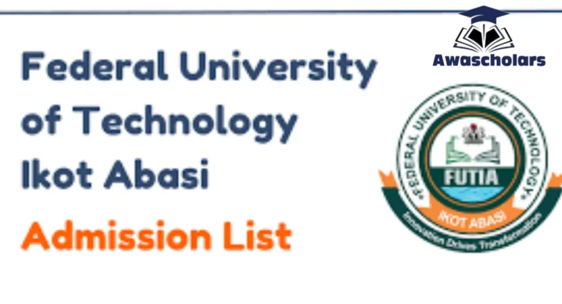 FUTIA Admission List Is Out 2025/2026