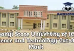 Ebonyi State University of ICT Science and Technology Cut Off Mark for 2025/2026