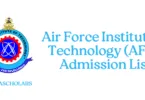 Air Force Institute of Technology (AFIT) Admission List 2025/2026 Academic Session