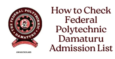 How to Check Federal Polytechnic Damaturu Admission List