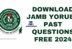 Download JAMB Yoruba Past Questions Free 2024