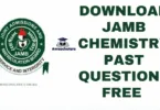 Download JAMB Chemistry Past Questions Free 2024