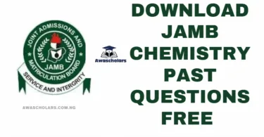 Download JAMB Chemistry Past Questions Free 2024