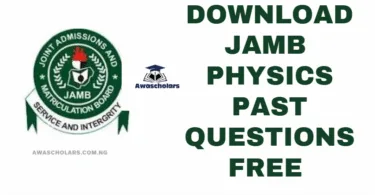 Download JAMB Physics Past Questions Free 2025