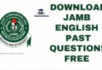 Download JAMB English Past Questions Free 2024