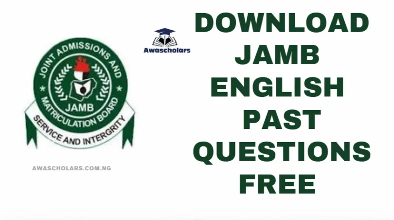 Download JAMB English Past Questions Free 2024