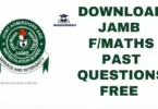 Download JAMB Further Mathematics Past Questions Free
