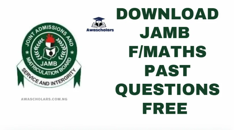 Download JAMB Further Mathematics Past Questions Free