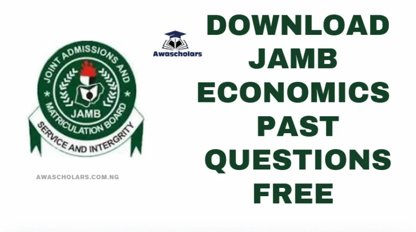 Download JAMB Economics Past Questions Free 2024