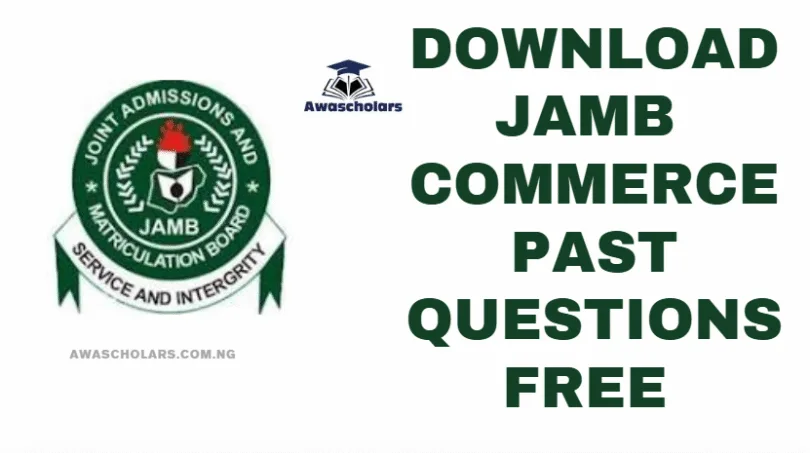 Download JAMB Commerce Past Questions Free 2025