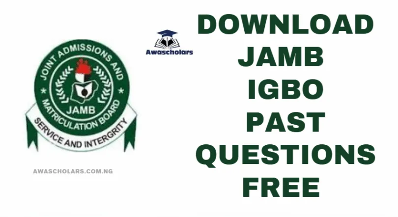 Download JAMB Igbo Past Questions Free 2024