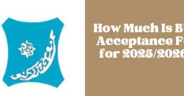 How Much Is the BUK Acceptance Fee for 2025/2026?