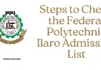 Steps to Check the Federal Polytechnic Ilaro Admission List 2025/2026