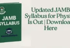 Download Updated JAMB Physics Syllabus