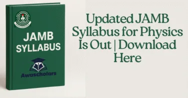 Download Updated JAMB Physics Syllabus