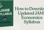 How to Download Updated JAMB Economics Syllabus