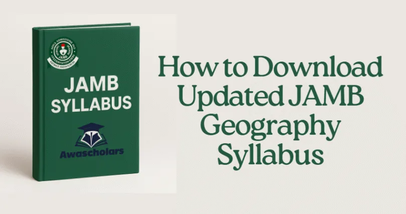 How to Download Updated JAMB Geography Syllabus