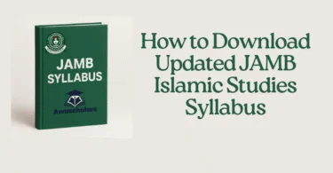 How to Download Updated JAMB Islamic Studies Syllabus