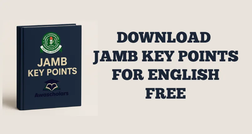 Key Points in English for JAMB