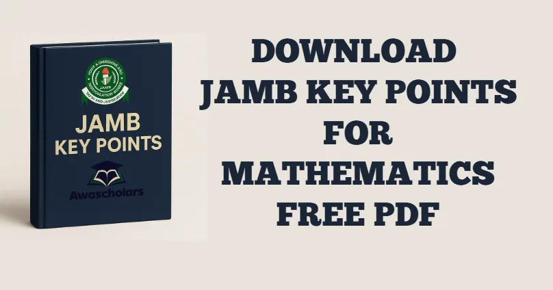 Key Points in Mathematics for JAMB