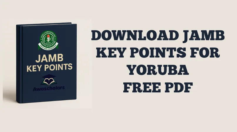 Key Points in Yoruba for JAMB