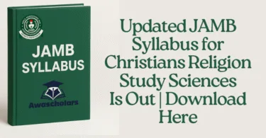 Download Updated JAMB Christian Religious Studies Syllabus