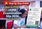 How to Print JAMB Examination Slip 2026