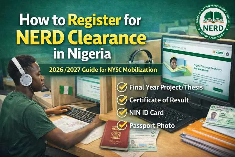 How to Register for NERD Clearance