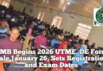 JAMB Begins 2026 UTME DE Forms Sale January 26 Sets Registration and Exam Dates